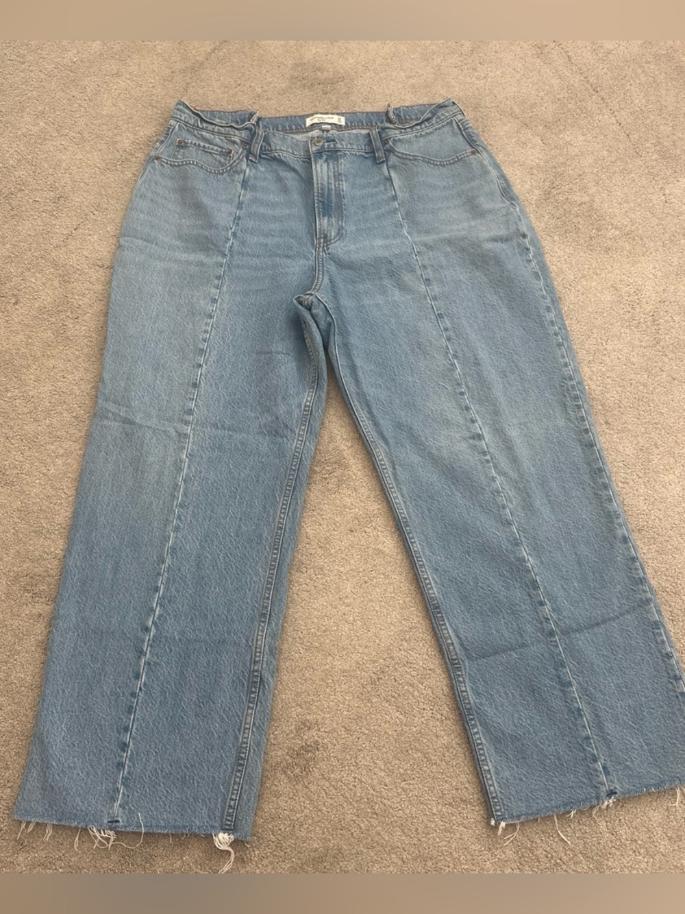 Abercrombie loose high rise jeans